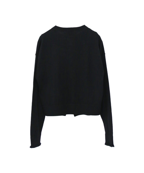 cotton cashmere bijou cardigan